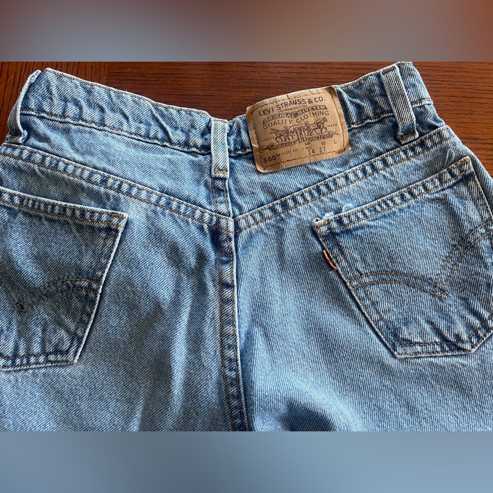 Levi's 560 Relaxed Fit Light Blue Denim Jeans